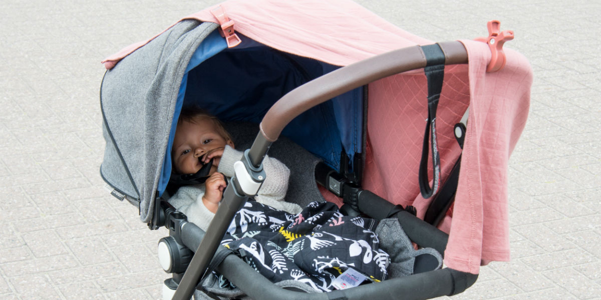 muslin pram canopy