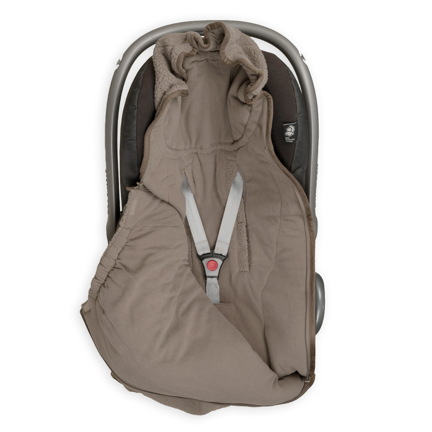 Lodger Warm Teddy Footmuff Car Seat