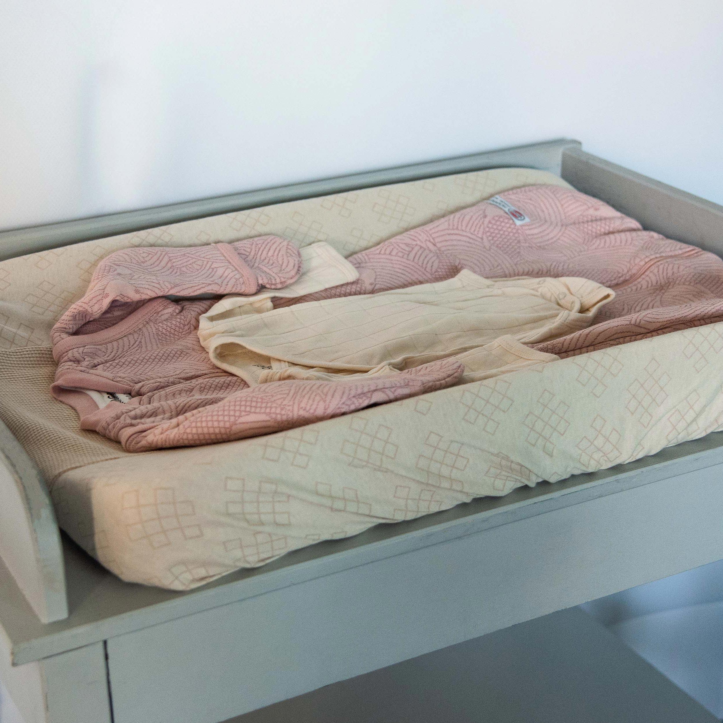 cream changing pad cover