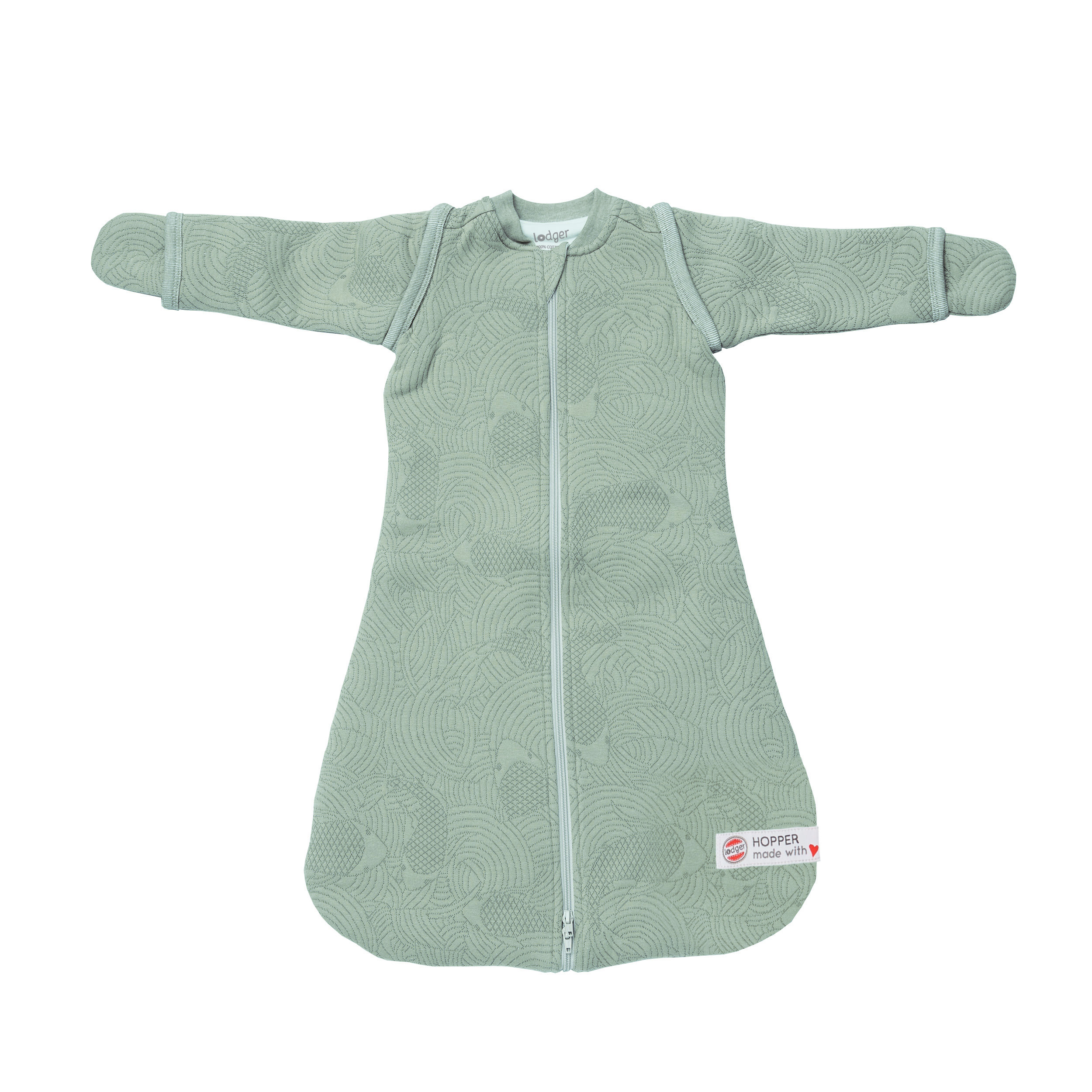 Warm cotton Hopper baby sleeping bag with detachable sleeves 0-36 M