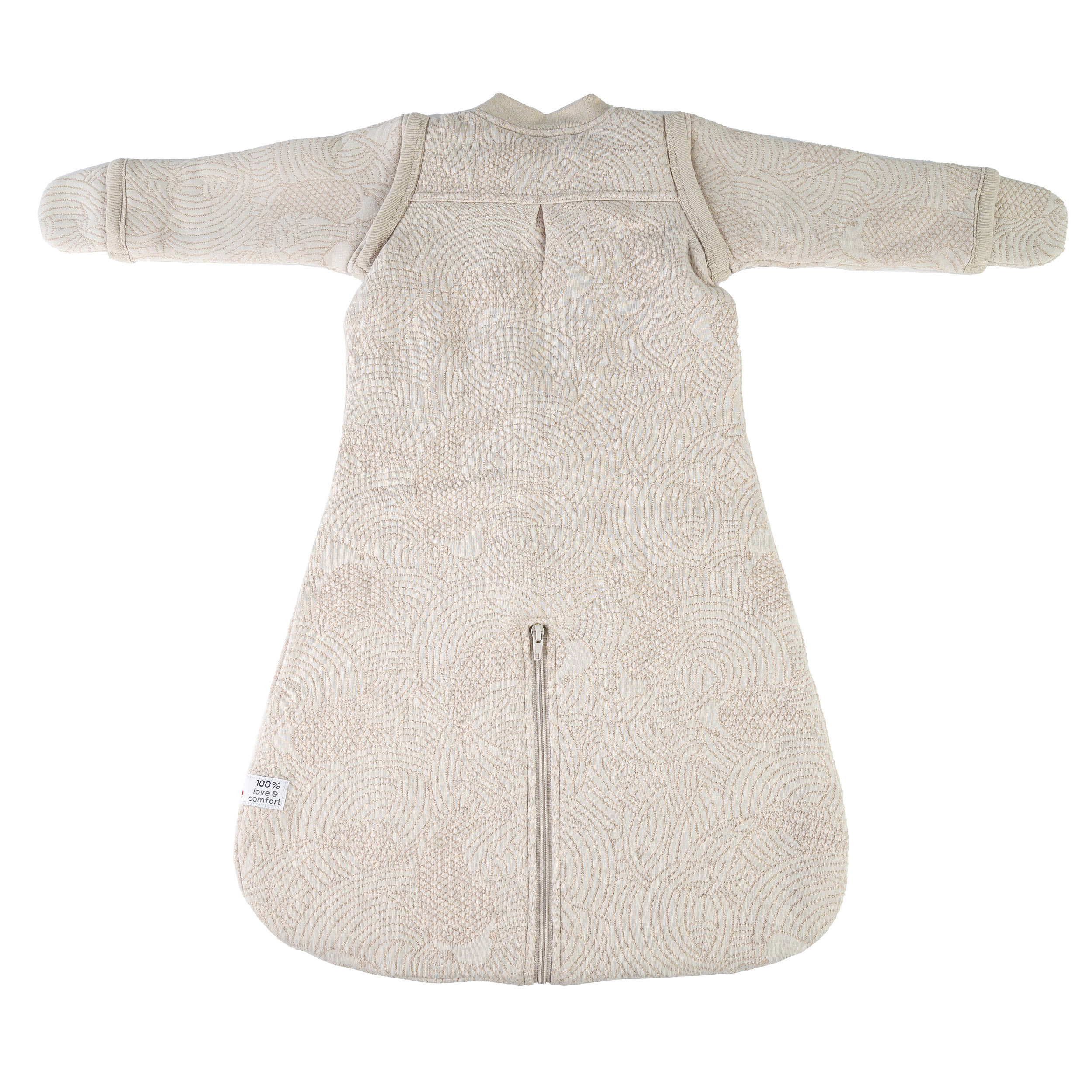 Warme katoenen Hopper baby slaapzak met afritsbare mouwen 036 M